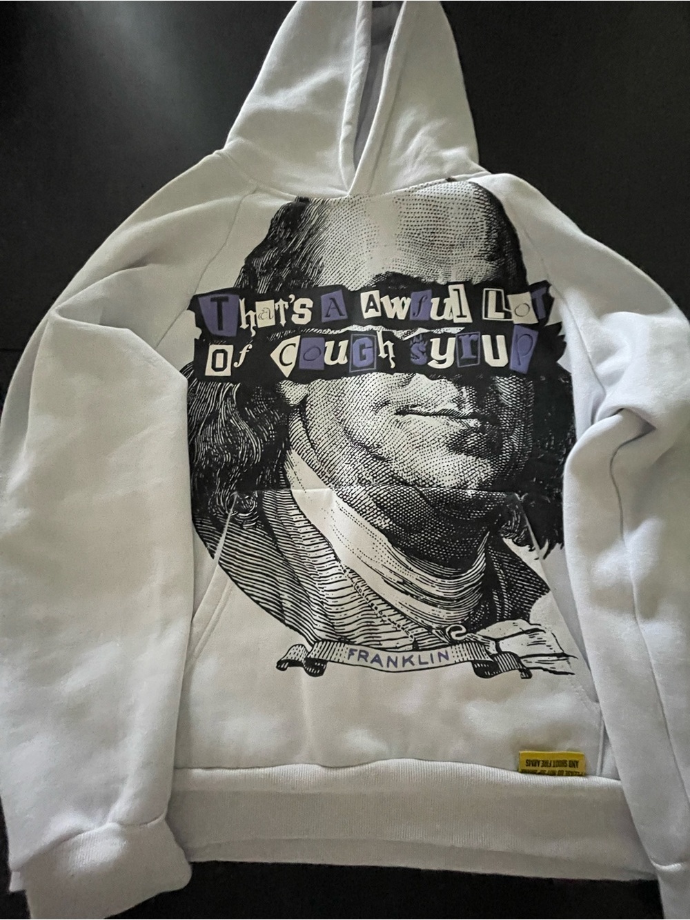 White trapstar hoodie